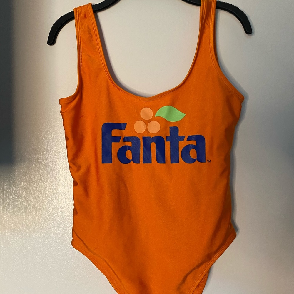 Orange bodysuit